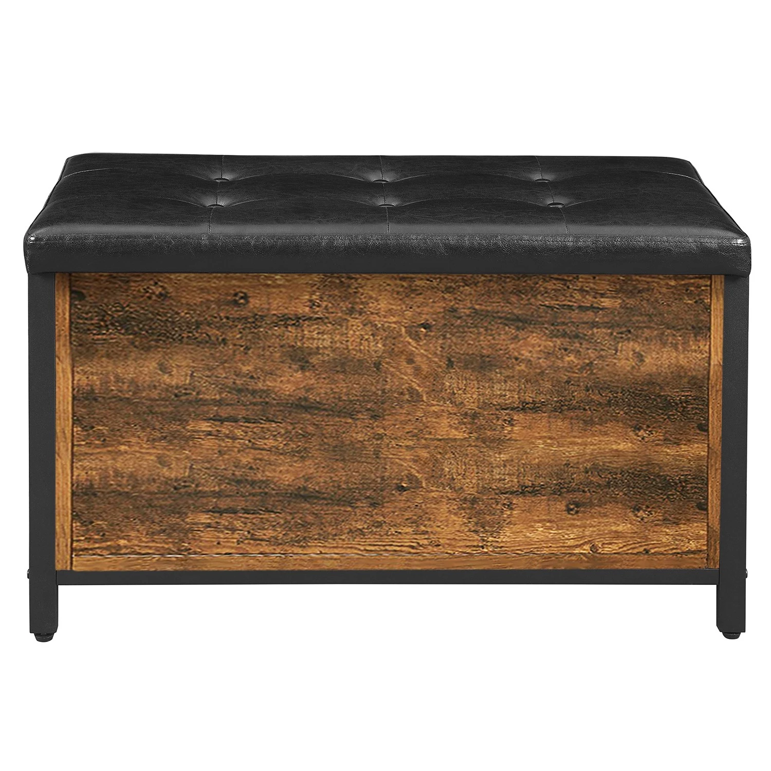 Red Living Garderobenbank Ennis - Kunstleder / Metall - Braun 3 Red Living Garderobenbank Ennis - Kunstleder / Metall - Braun – Bild 3