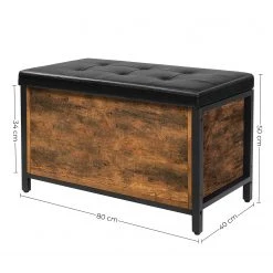 Red Living Garderobenbank Ennis - Kunstleder / Metall - Braun 7 Red Living Garderobenbank Ennis - Kunstleder / Metall - Braun -Wohnzimmermöbel boutique en ligne 1000283984 210902 13335400003 SKETCH DETAILS P000000001000283984 sketch