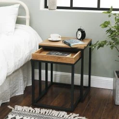 Red Living Beistelltisch Tuxford I (2er-Set) - Hellbraun 8 Red Living Beistelltisch Tuxford I (2er-Set) - Hellbraun -Wohnzimmermöbel boutique en ligne 1000283986 210813 06360100298 MOOD DETAILS P000000001000283986 mood