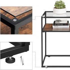 Red Living Konsolentisch Cottage Hill - Glas / Metall - Braun / Schwarz 10 Red Living Konsolentisch Cottage Hill - Glas / Metall - Braun / Schwarz -Wohnzimmermöbel boutique en ligne 1000283989 210810 15024000180 DETAILS P000000001000283989