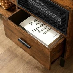 Red Living TV-Lowboard Ruhla - Braun / Schwarz -Wohnzimmermöbel boutique en ligne 1000284003 210810 15024000214 DETAILS P000000001000284003