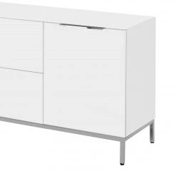 Maja Möbel TV-Lowboard Trend - Glas - Hochglanz Weiß / Chrom -Wohnzimmermöbel boutique en ligne 1000284206 210804 14342200005 DETAILS P000000001000284206