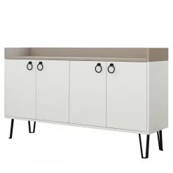 Loftscape Sideboard Dalma - Weiß / Creme