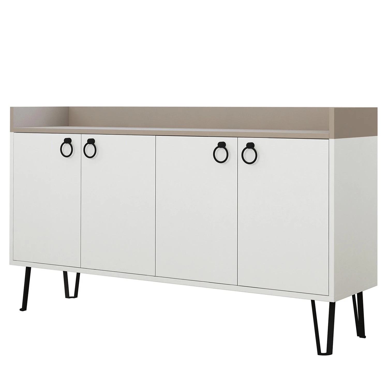 Loftscape Sideboard Dalma - Weiß / Creme 1 Loftscape Sideboard Dalma - Weiß / Creme