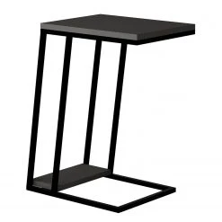 Loftscape Beistelltisch Bobbio - Metall - Schwarz / Grau