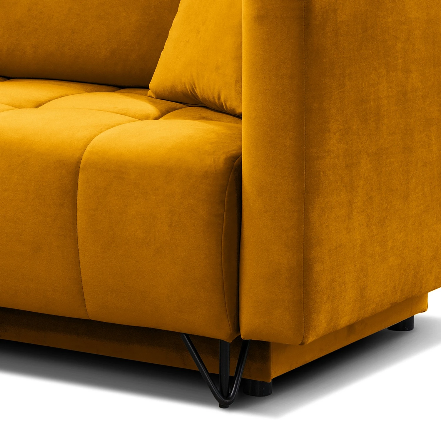 Loftscape Schlafsofa Bristol - Samt - Samt Ravi: Senfgelb 9 Loftscape Schlafsofa Bristol - Samt - Samt Ravi: Senfgelb – Bild 9