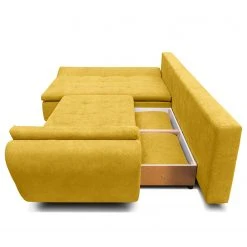 Loftscape Ecksofa Borga - Flachgewebe - Flachgewebe Sole: Senfgelb - Longchair davorstehend links -Wohnzimmermöbel boutique en ligne 1000284415 210810 14505000150 DETAILS P000000001000284415