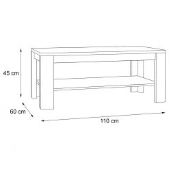 Loftscape Couchtisch Grady - Sandeiche Dekor -Wohnzimmermöbel boutique en ligne 1000285712 210813 14495500013 SKETCH DETAILS P000000001000285712 sketch