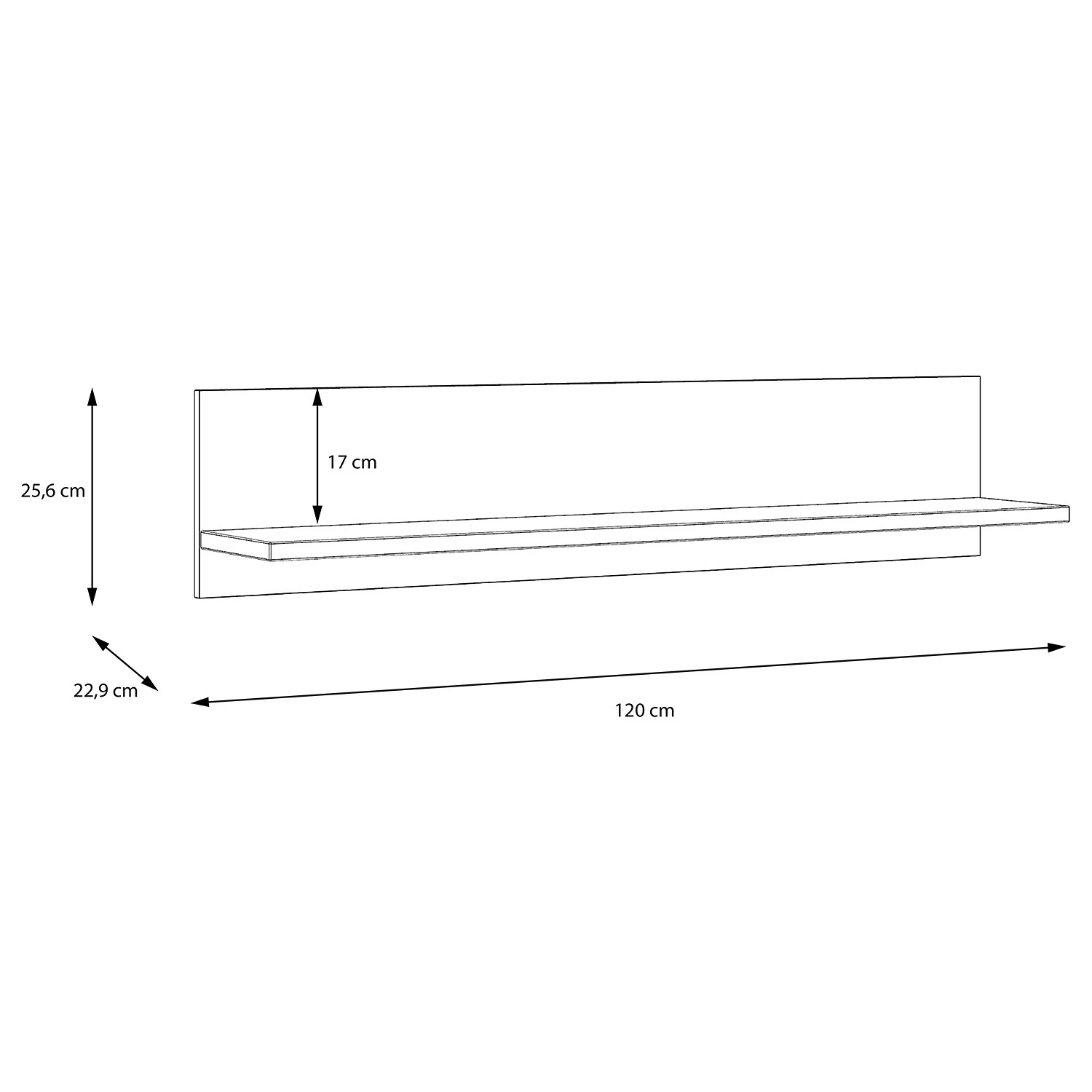 Loftscape Wandboard Mazzo - Schwarz / Eiche Artisan Dekor 8 Loftscape Wandboard Mazzo - Schwarz / Eiche Artisan Dekor – Bild 8