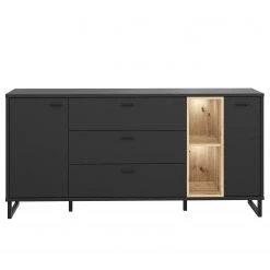 Loftscape Sideboard Mazzo - Schwarz / Eiche Artisan Dekor 19 Loftscape Sideboard Mazzo - Schwarz / Eiche Artisan Dekor -Wohnzimmermöbel boutique en ligne 1000285799 210819 12212500043 DETAILS P000000001000285799