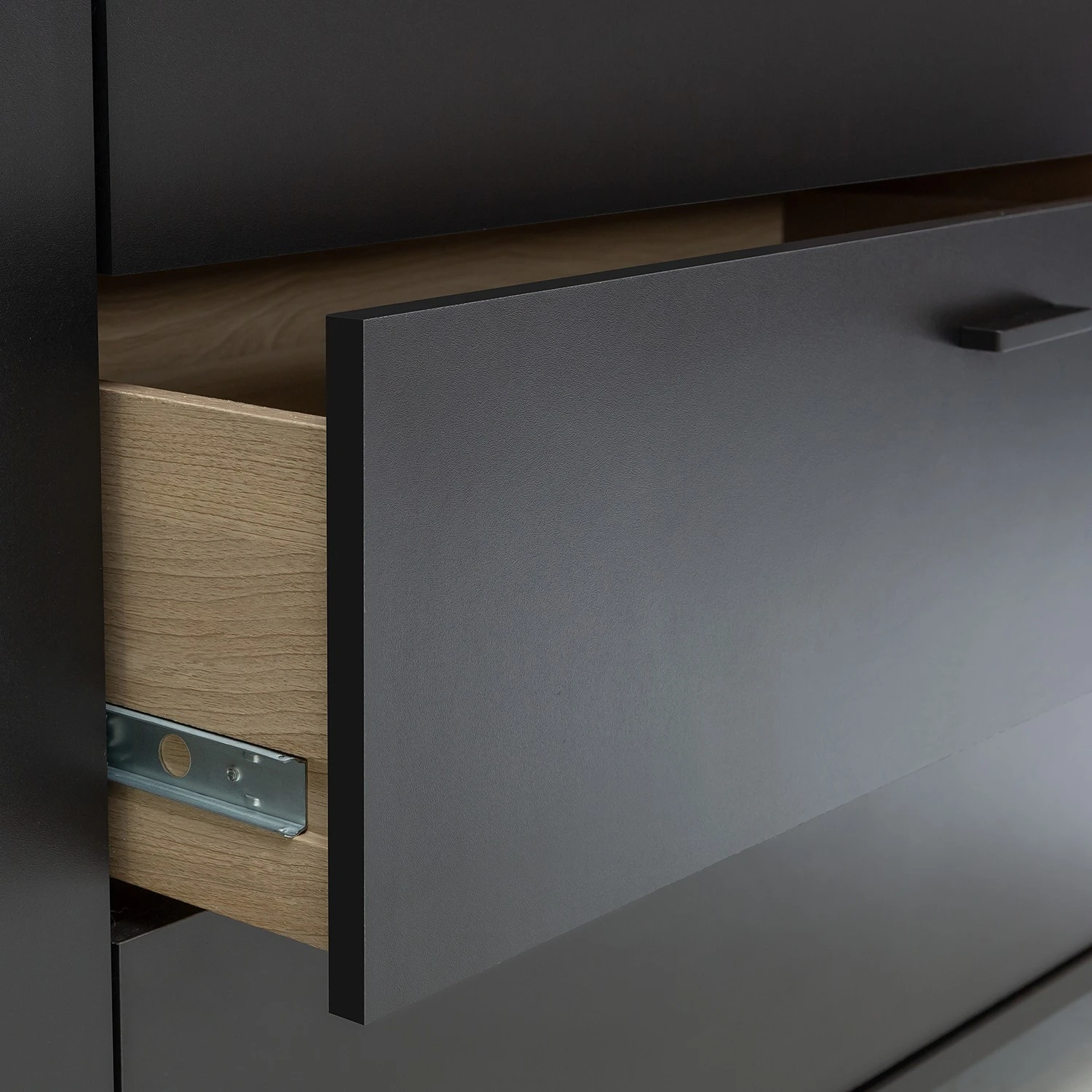 Loftscape Sideboard Mazzo - Schwarz / Eiche Artisan Dekor 11 Loftscape Sideboard Mazzo - Schwarz / Eiche Artisan Dekor – Bild 11