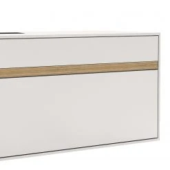 GWINNER Lowboard Calea I - Echtholzfurnier - Matt Weiß / Eiche - Schublade links 6 GWINNER Lowboard Calea I - Echtholzfurnier - Matt Weiß / Eiche - Schublade links -Wohnzimmermöbel boutique en ligne 1000285808 211117 16012200048 DETAILS P000000001000285808