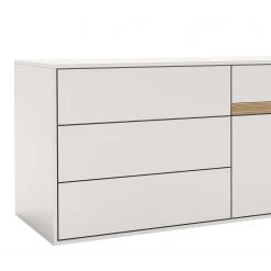 GWINNER Lowboard Calea I - Echtholzfurnier - Matt Weiß / Eiche - Schublade links 7 GWINNER Lowboard Calea I - Echtholzfurnier - Matt Weiß / Eiche - Schublade links -Wohnzimmermöbel boutique en ligne 1000285808 211117 16012200050 DETAILS P000000001000285808