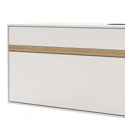 GWINNER Lowboard Calea II - Echtholzfurnier - Matt Weiß / Eiche - Schublade rechts 8 GWINNER Lowboard Calea II - Echtholzfurnier - Matt Weiß / Eiche - Schublade rechts -Wohnzimmermöbel boutique en ligne 1000285818 211117 16012300078 DETAILS P000000001000285818