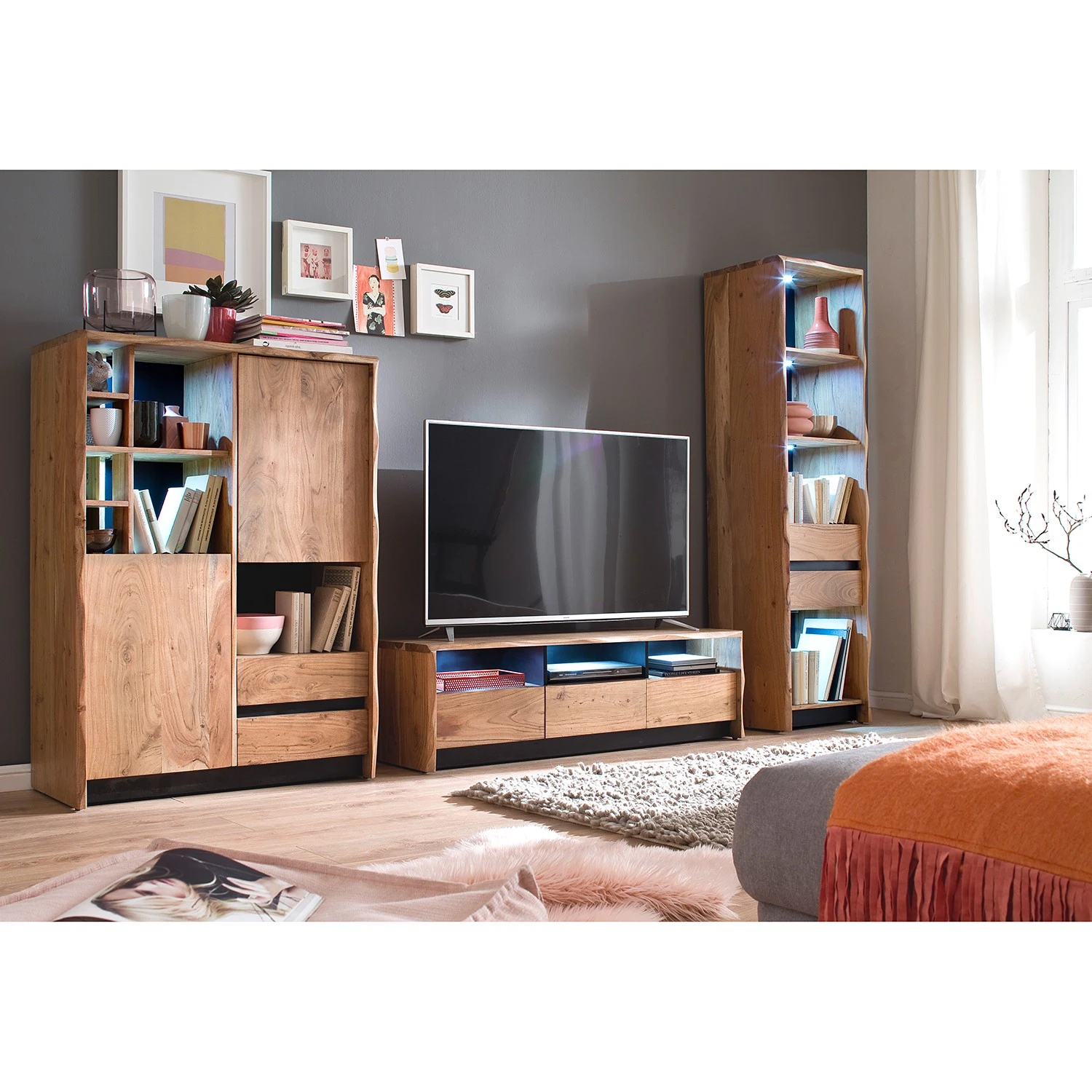 Red Living Regal Calipso - Akazie massiv - Akazie 2 Red Living Regal Calipso - Akazie massiv - Akazie – Bild 2