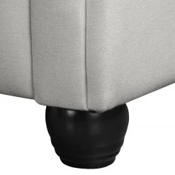 Ecksofa Dormir - Webstoff Sogol: Lichtgrau - Breite: 265 cm - Ottomane davorstehend rechts -Wohnzimmermöbel boutique en ligne 1000287625 210910 11435400740 DETAILS P000000001000287625