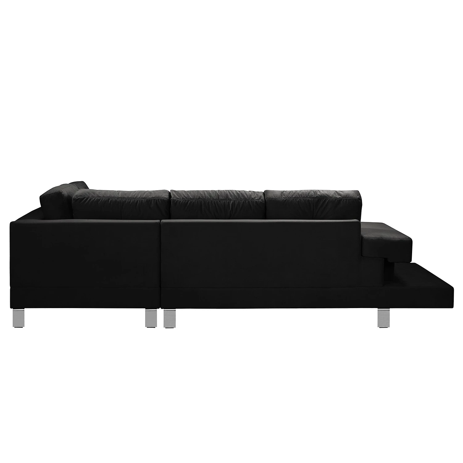 Loftscape Ecksofa Dert - Microfaser Jada: Schwarz - Ottomane davorstehend rechts 5 Loftscape Ecksofa Dert - Microfaser Jada: Schwarz - Ottomane davorstehend rechts – Bild 5