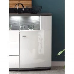 Loftscape Sideboard Intento II - Hochglanz Weiß / Anthrazit 16 Loftscape Sideboard Intento II - Hochglanz Weiß / Anthrazit -Wohnzimmermöbel boutique en ligne 1000288166 210827 12095400014 DETAILS P000000001000288166