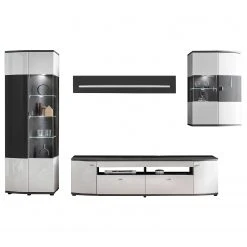 Loftscape Wohnwand Intento II (4-teilig) - Hochglanz Weiß / Anthrazit 21 Loftscape Wohnwand Intento II (4-teilig) - Hochglanz Weiß / Anthrazit -Wohnzimmermöbel boutique en ligne 1000288190 210827 12095800093 DETAILS P000000001000288190