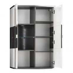 Loftscape Wohnwand Intento II (4-teilig) - Hochglanz Weiß / Anthrazit 35 Loftscape Wohnwand Intento II (4-teilig) - Hochglanz Weiß / Anthrazit -Wohnzimmermöbel boutique en ligne 1000288190 210827 12095900107 DETAILS P000000001000288190