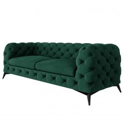 Jack & Alice Sofa Laviva I (2,5-Sitzer) - Samt Ravi: Antikgrün