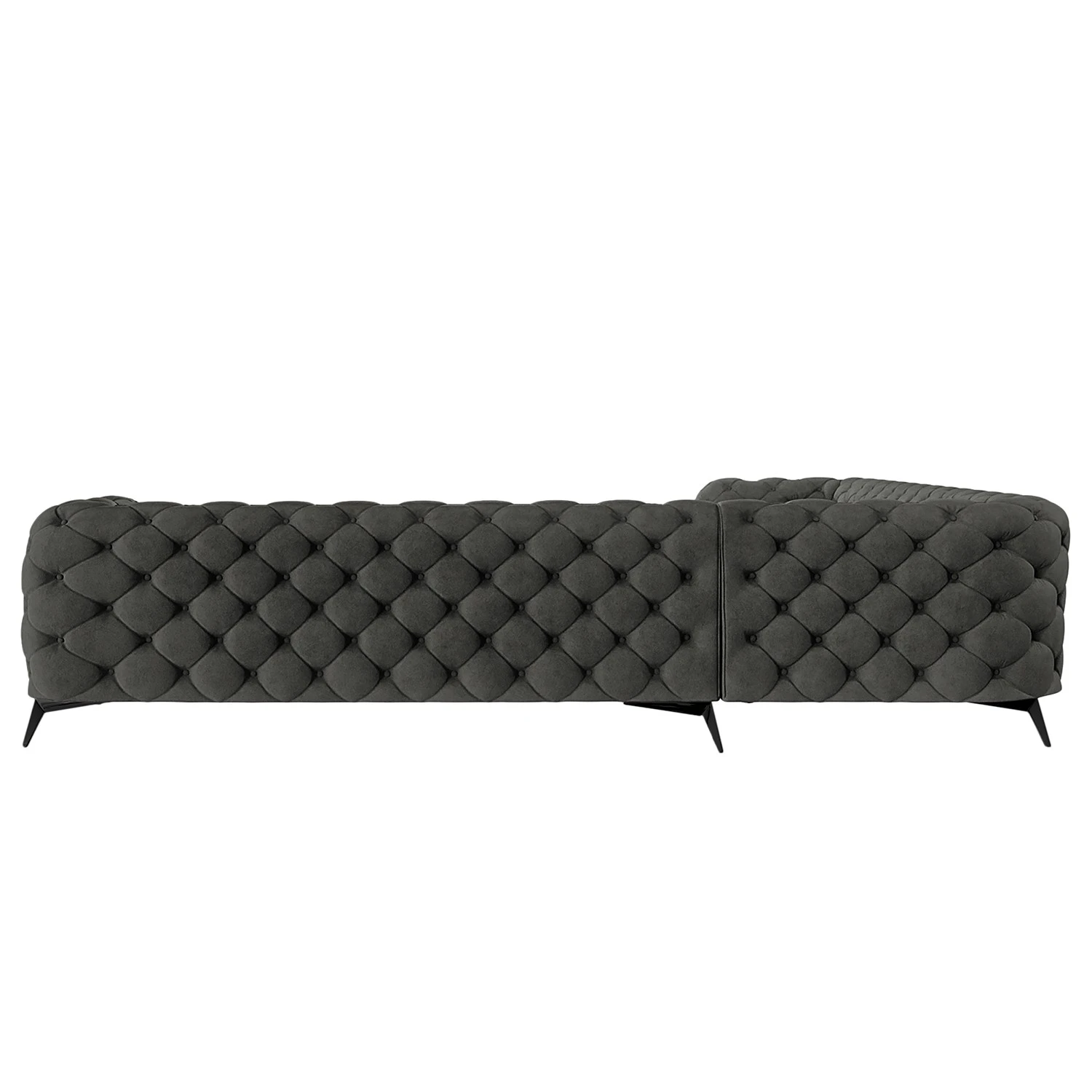 Jack & Alice Ecksofa Laviva III - Samt Ravi: Anthrazit - 323 x 323 cm 4 Jack & Alice Ecksofa Laviva III - Samt Ravi: Anthrazit - 323 x 323 cm – Bild 4