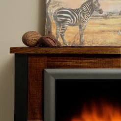 Red Living Elektrokamin Kalkutta - Mango massiv / Metall - Dunkelbraun -Wohnzimmermöbel boutique en ligne 1000289255 210908 06202200027 DETAILS P000000001000289255