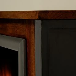 Red Living Elektrokamin Kalkutta - Mango massiv / Metall - Dunkelbraun -Wohnzimmermöbel boutique en ligne 1000289255 210908 06202200036 DETAILS P000000001000289255