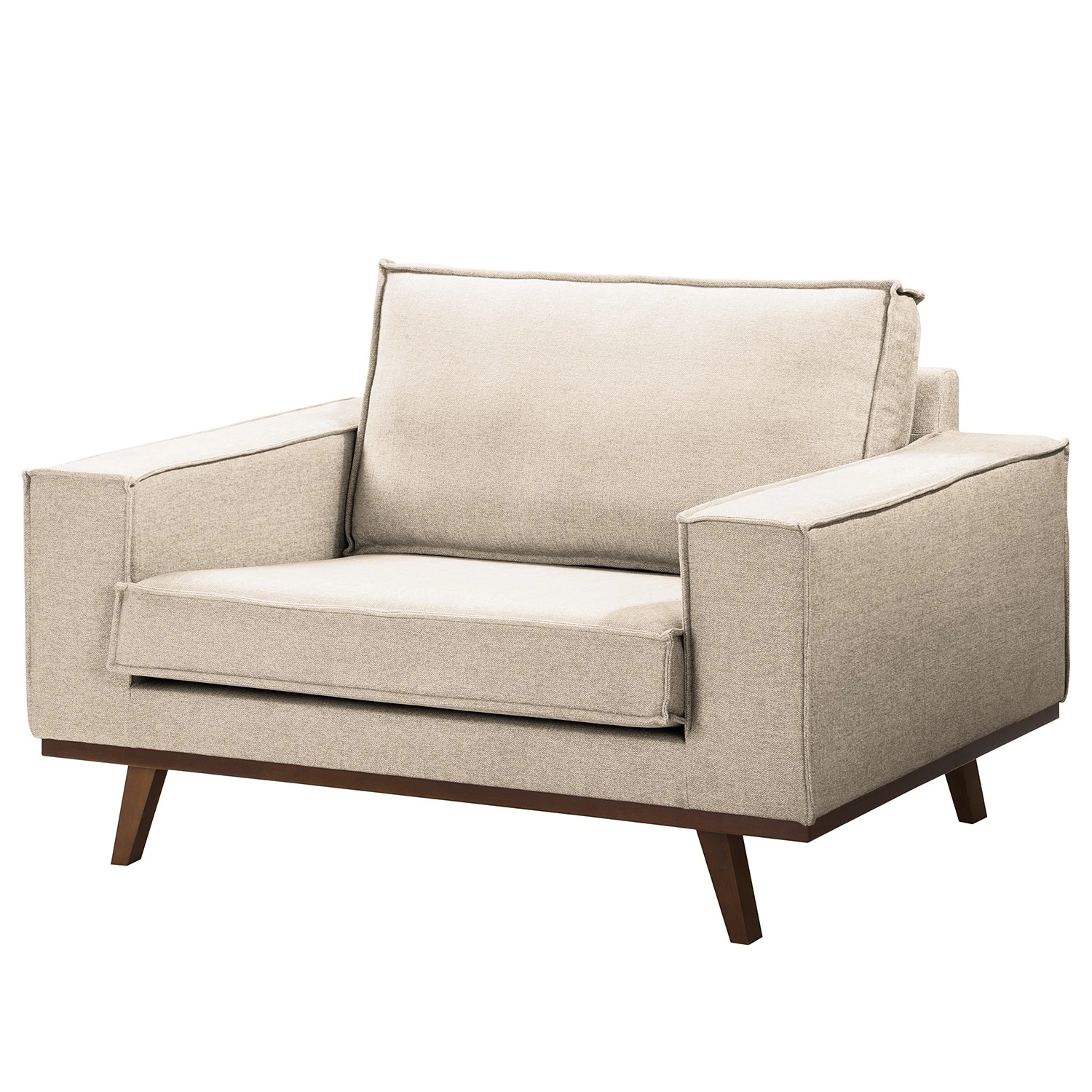 Fredriks Sessel Jurga - Webstoff Sioma: Creme 1 Fredriks Sessel Jurga - Webstoff Sioma: Creme