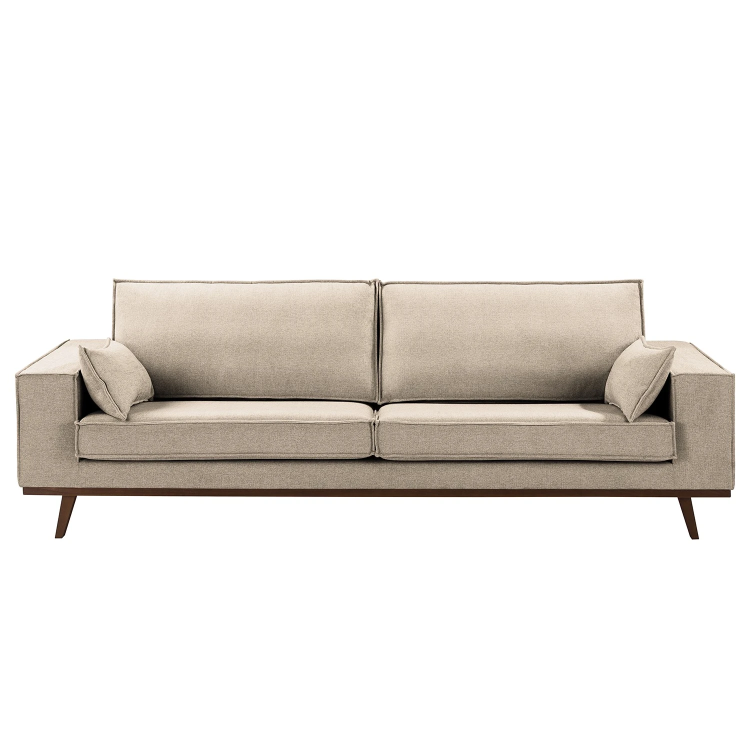 Fredriks Sofa Jurga (3-Sitzer) - Webstoff Sioma: Creme 2 Fredriks Sofa Jurga (3-Sitzer) - Webstoff Sioma: Creme – Bild 2