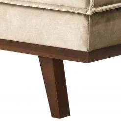 Fredriks Ecksofa Jurga - Samt Tomi: Creme - Longchair davorstehend rechts -Wohnzimmermöbel boutique en ligne 1000291966 210927 13071100884 DETAILS P000000001000291966