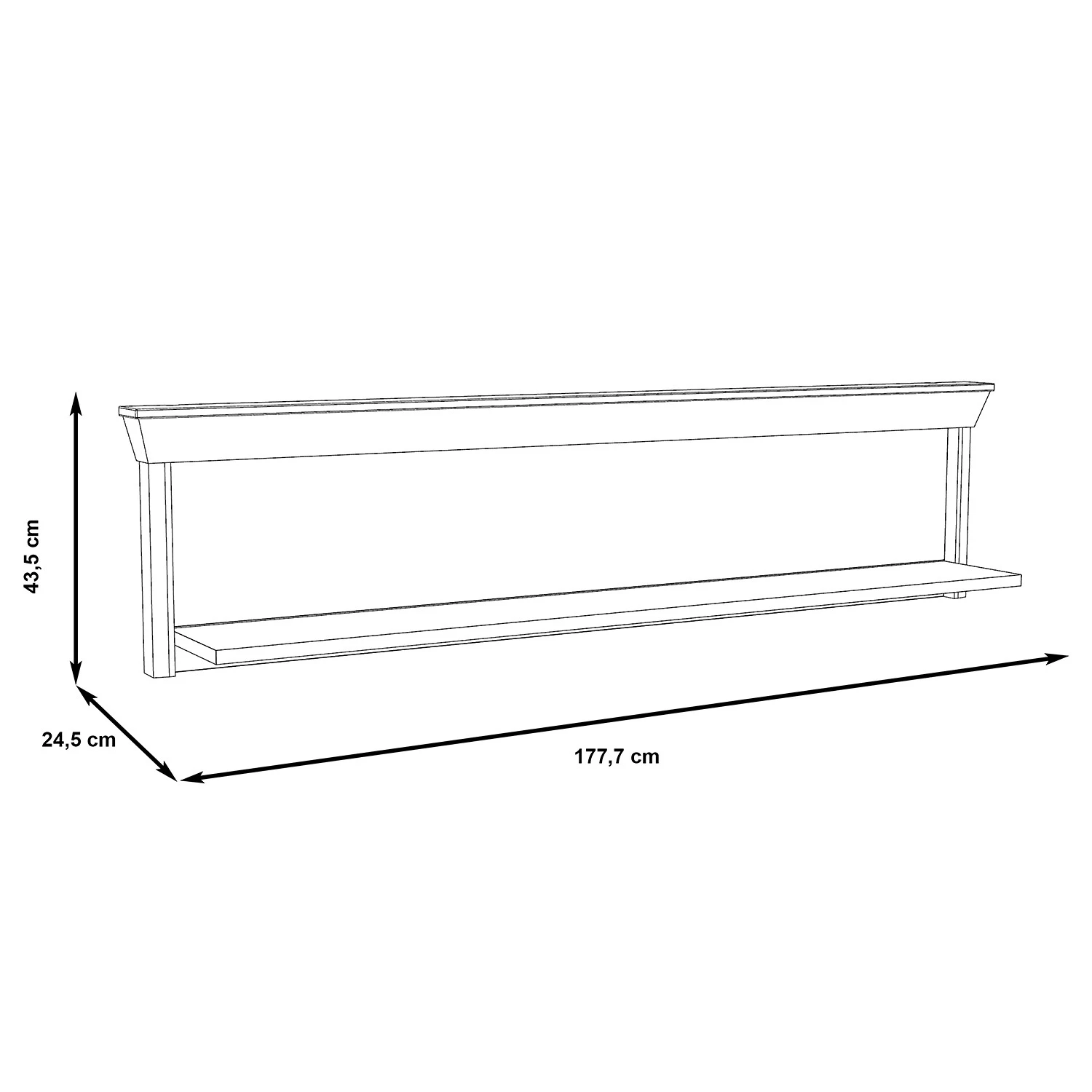Ridgevalley Wandboard Kimbark II - Pinie Weiß Dekor 6 Ridgevalley Wandboard Kimbark II - Pinie Weiß Dekor – Bild 6