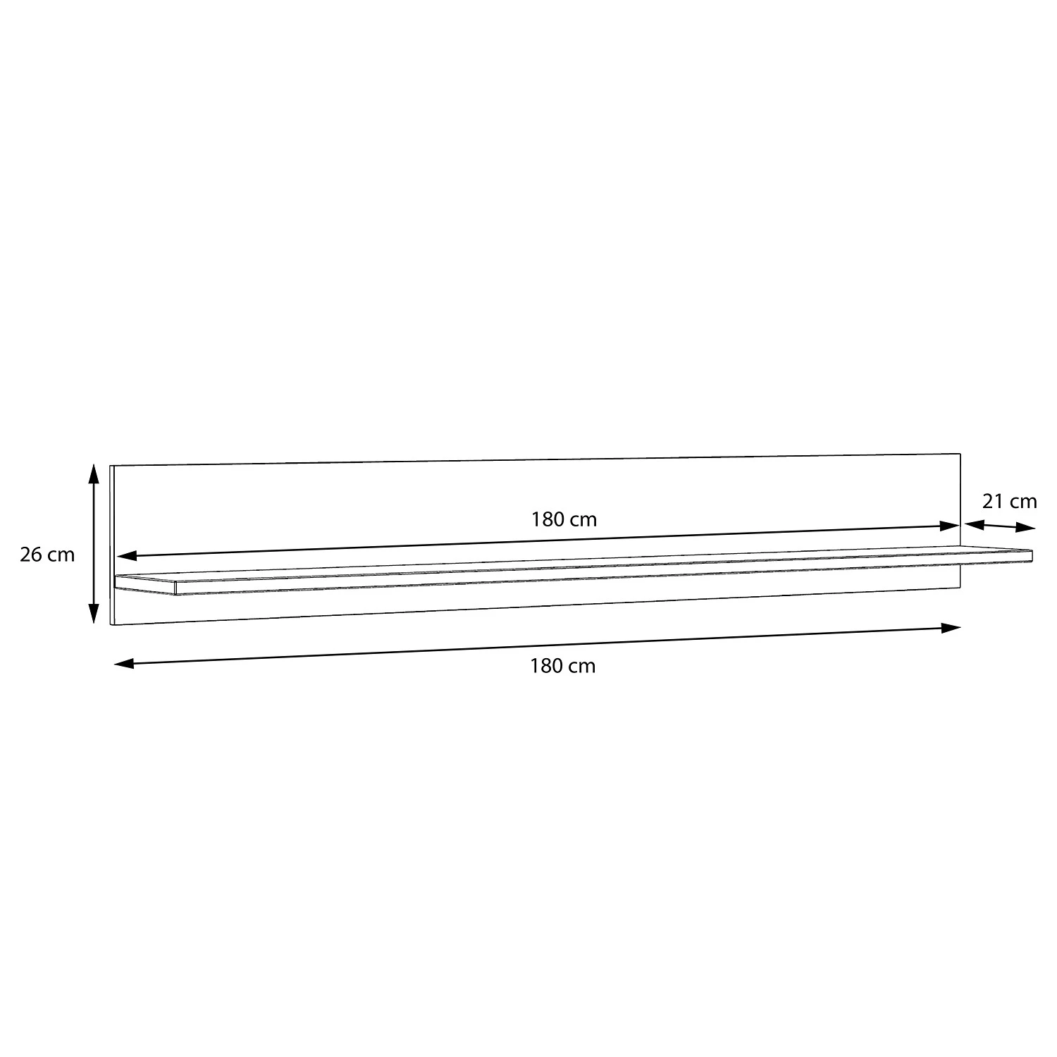 Red Living Wandboard Trylith - Eiche Rustikal Dekor / Schwarz 7 Red Living Wandboard Trylith - Eiche Rustikal Dekor / Schwarz – Bild 7
