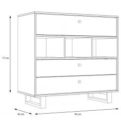 Red Living Kommode Trylith - Eiche Rustikal Dekor / Schwarz 12 Red Living Kommode Trylith - Eiche Rustikal Dekor / Schwarz -Wohnzimmermöbel boutique en ligne 1000295077 211125 144852000512 SKETCH DETAILS P000000001000295077 sketch