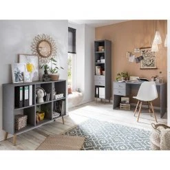 Schildmeyer Aktenregal Jonte - Grau / Eiche 5 Schildmeyer Aktenregal Jonte - Grau / Eiche -Wohnzimmermöbel boutique en ligne 1000296210 210927 08194500045 MOOD DETAILS P000000001000296210 mood