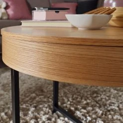 Red Living Couchtisch Soliera - Eiche teilmassiv / Metall - Eiche / Schwarz -Wohnzimmermöbel boutique en ligne 1000296371 210929 06333000161 DETAILS P000000001000296371