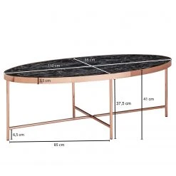 Red Living Couchtisch Lacaune - Glas / Metall - Marmor Schwarz Dekor -Wohnzimmermöbel boutique en ligne 1000296388 210929 06333100724 SKETCH DETAILS P000000001000296388 sketch