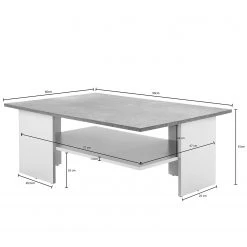 Loftscape Couchtisch Messina - Grauweiß 15 Loftscape Couchtisch Messina - Grauweiß -Wohnzimmermöbel boutique en ligne 1000296392 210929 06333100757 SKETCH DETAILS P000000001000296392 sketch