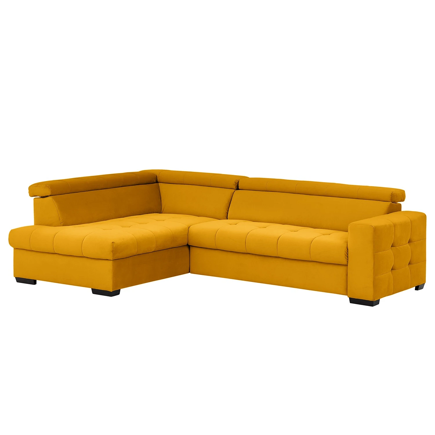 Loftscape Ecksofa Eloise - Microfaser Faria: Gelb - Ottomane davorstehend links - Ohne Schlaffunktion 1 Loftscape Ecksofa Eloise - Microfaser Faria: Gelb - Ottomane davorstehend links - Ohne Schlaffunktion