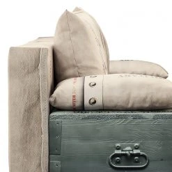 Mooved Schlafsofa Gabun - Flachgewebe - Grauweiß - Keine Unterfederung -Wohnzimmermöbel boutique en ligne 1000296934 211018 10252002329 DETAILS P000000001000296934