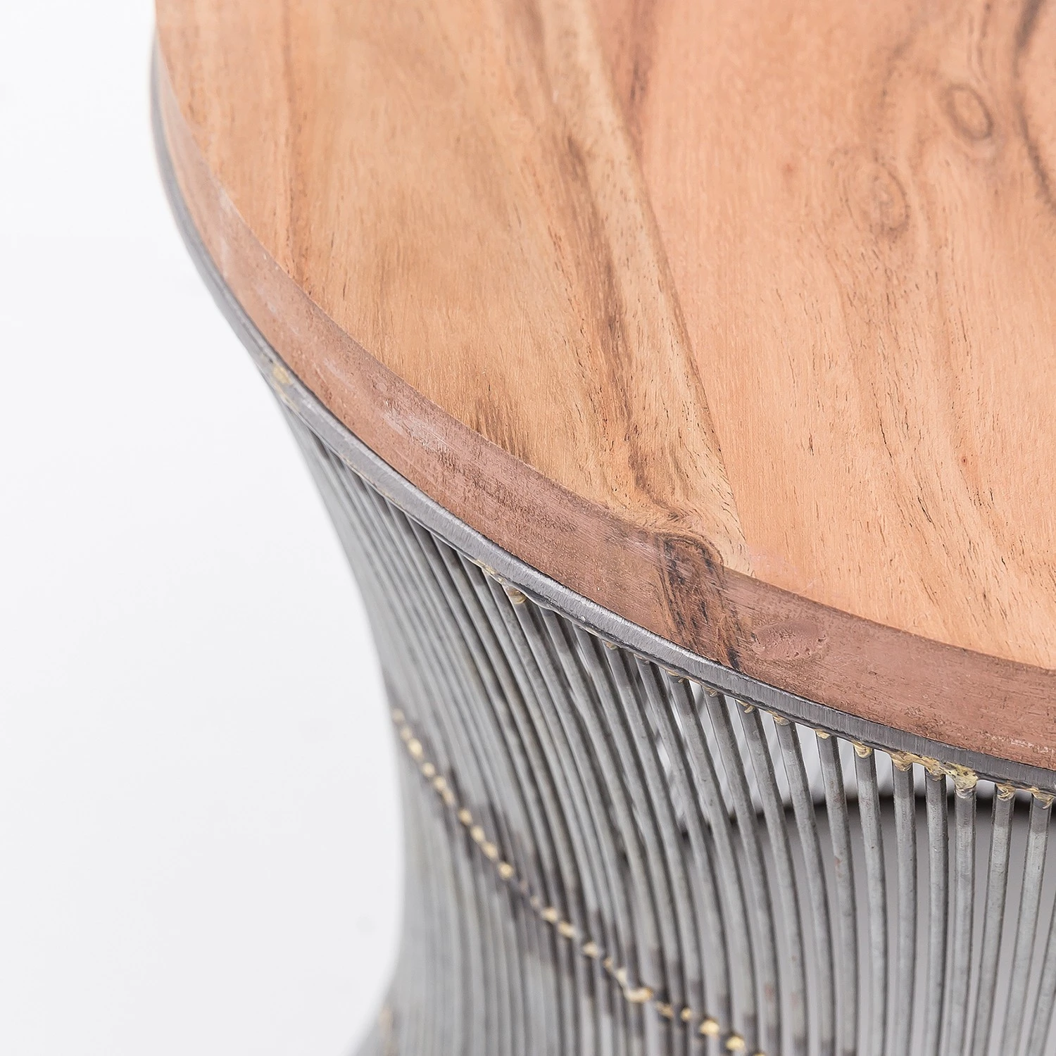 Loftscape Beistelltisch Bejaia - Mango massiv / Metall - Mango / Grau 2 Loftscape Beistelltisch Bejaia - Mango massiv / Metall - Mango / Grau – Bild 2