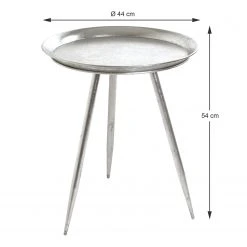 Loftscape Beistelltisch Hatta I - Metall - Silber -Wohnzimmermöbel boutique en ligne 1000297657 211005 0757530000506 SKETCH DETAILS P000000001000297657 sketch