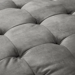 Red Living Polsterhocker Grotta - Samt Tomi: Grau -Wohnzimmermöbel boutique en ligne 1000298832 211214 18013600292 DETAILS P000000001000298832