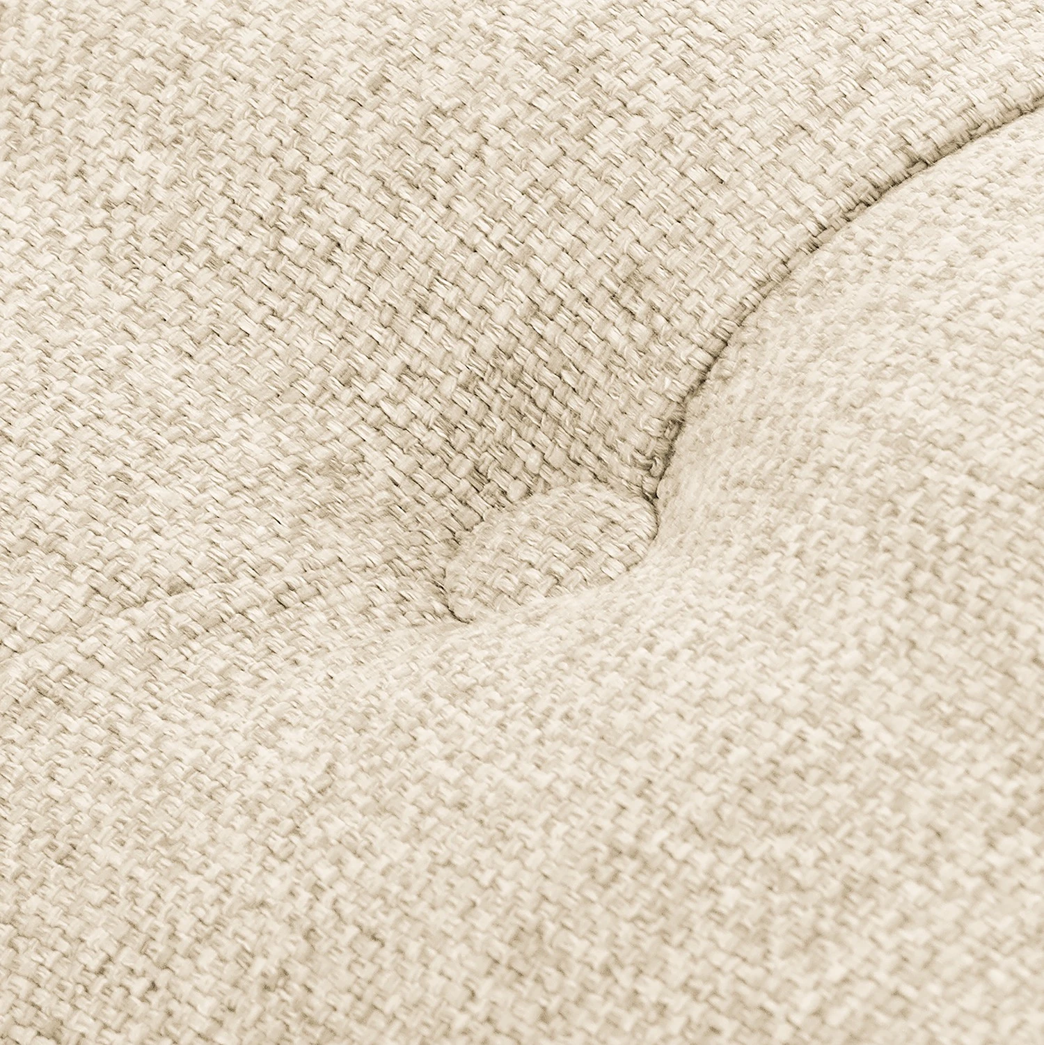 Red Living Polsterhocker Lovis - Webstoff Jazy: Creme 8 Red Living Polsterhocker Lovis - Webstoff Jazy: Creme – Bild 8