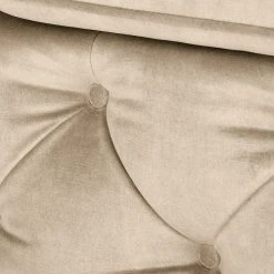 Red Living Ecksofa Grotta - Samt Tomi: Creme - Gleichschenklig - Ohne Schlaffunktion -Wohnzimmermöbel boutique en ligne 1000299054 211214 18030101609 DETAILS P000000001000299054