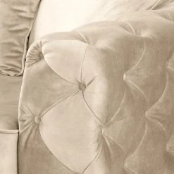 Red Living Ecksofa Grotta - Samt Tomi: Creme - Gleichschenklig - Ohne Schlaffunktion -Wohnzimmermöbel boutique en ligne 1000299054 211214 18030101642 DETAILS P000000001000299054