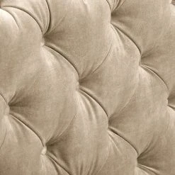 Ecksofa Merlin II - Samt Tomi: Creme - Longchair davorstehend links -Wohnzimmermöbel boutique en ligne 1000299174 211214 18052303106 DETAILS P000000001000299174