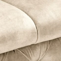 Ecksofa Merlin II - Samt Tomi: Creme - Longchair davorstehend links -Wohnzimmermöbel boutique en ligne 1000299174 211214 18052303172 DETAILS P000000001000299174