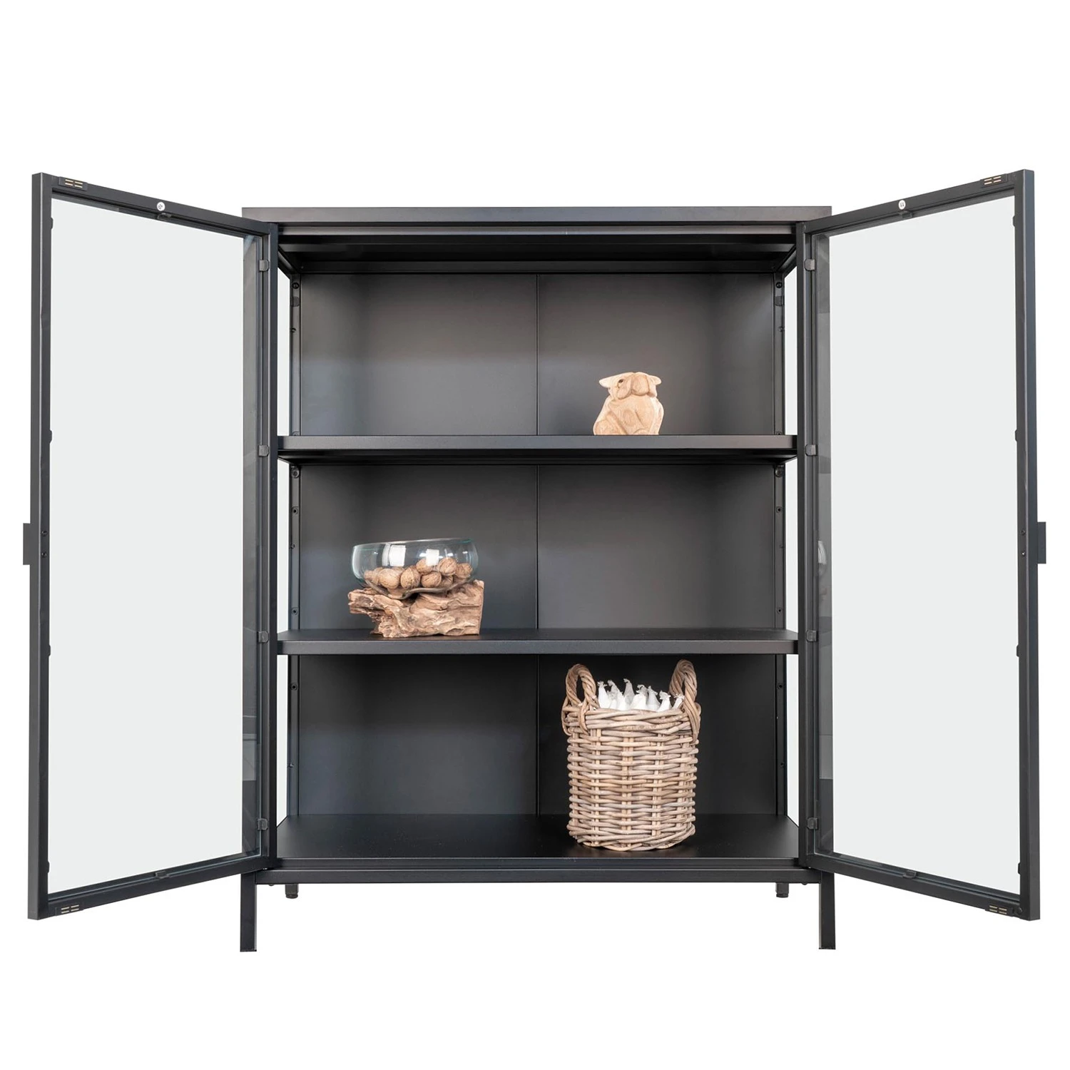 Red Living Kommode Bagh - Metall - Schwarz 6 Red Living Kommode Bagh - Metall - Schwarz – Bild 6