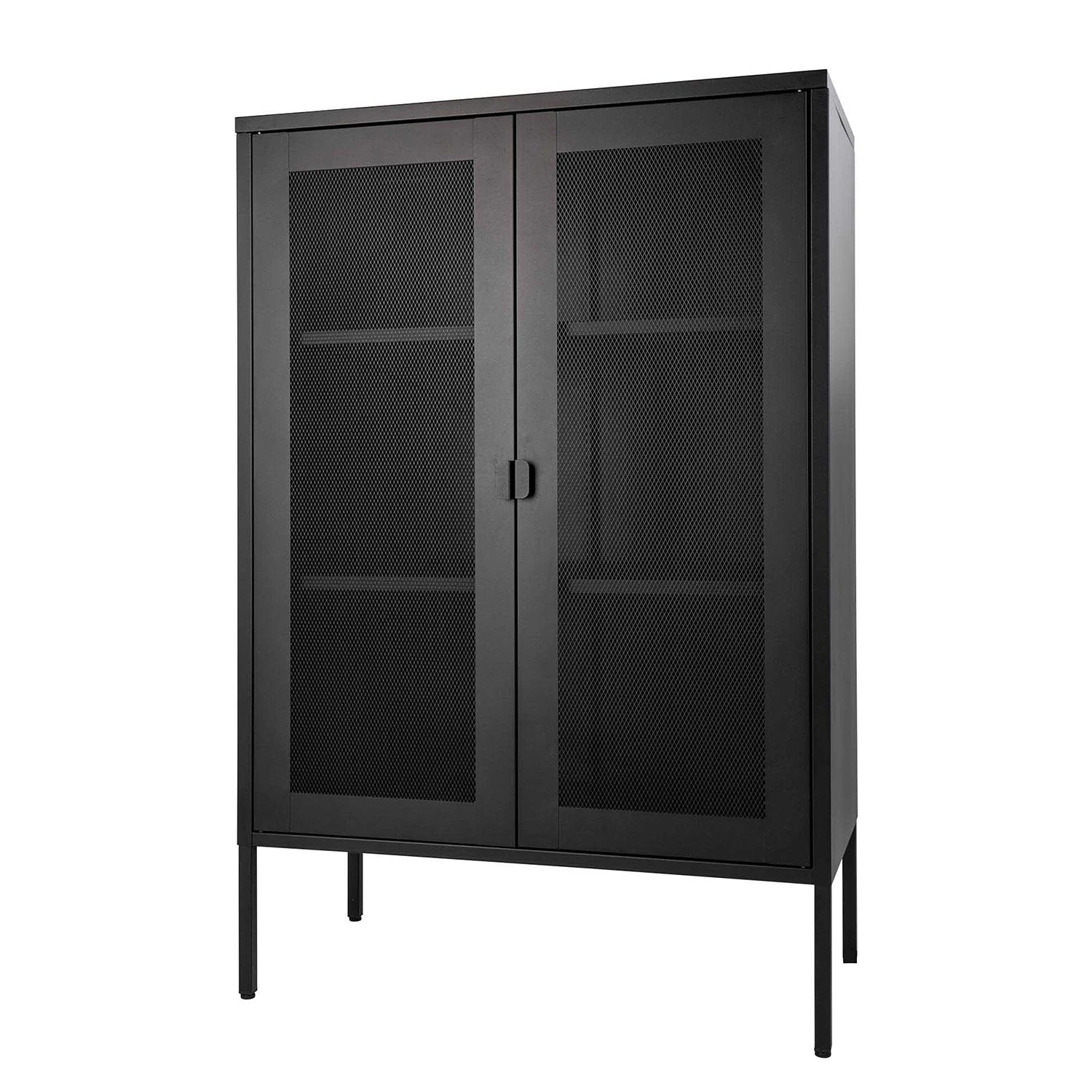 Red Living Kommode Moosh - Metall - Schwarz 1 Red Living Kommode Moosh - Metall - Schwarz